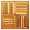 vidaXL lauaplaat, 70x70x2 cm, kandiline, akaatsiapuit