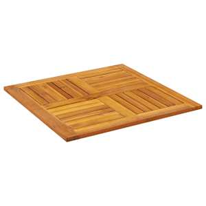 Stolní deska 70 x 70 x 2 cm čtvercová masivní akáciové dřevo - obrázek 4