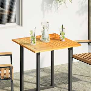 Stolní deska 70 x 70 x 2 cm čtvercová masivní akáciové dřevo - obrázek 1
