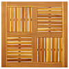 vidaXL lauaplaat, 80x80x2,2 cm, kandiline, akaatsiapuit