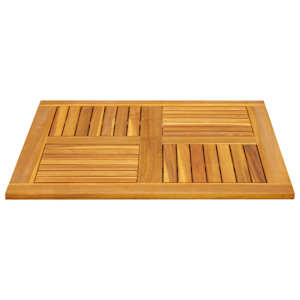 Stolní deska 80 x 80 x 2,2 cm čtvercová masivní akáciové dřevo - obrázek 5