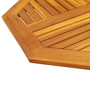Stolní deska 90 x 90 x 2,2 cm osmihranná masivní akáciové dřevo - obrázek 7