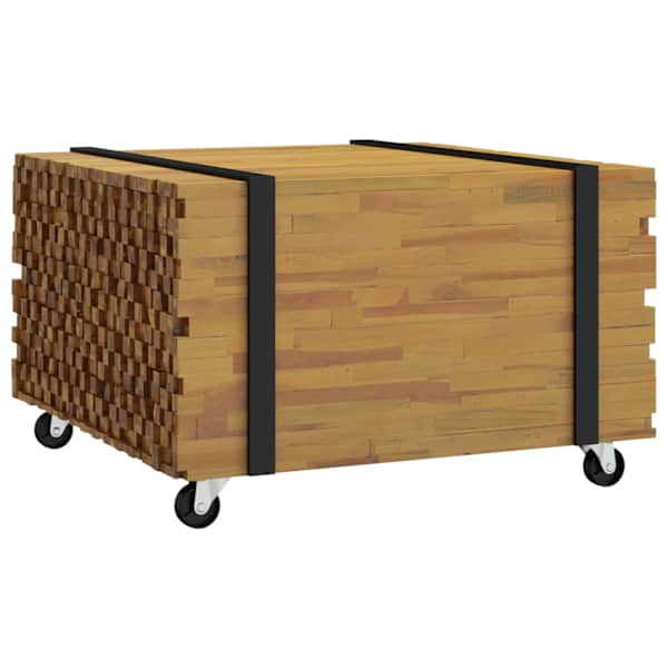 vidaXL Kohvilaud Pruun 60 x 60 x 38 cm Tugev teakpuit