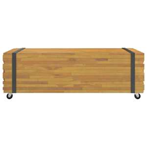Konferenční stolek 110x45x35 cm masivní teakové dřevo - obrázek 4