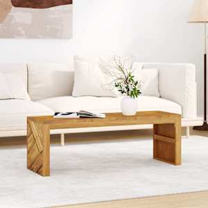 Konferenční stolek 110x35x38 cm masivní teakové dřevo - obrázek 4