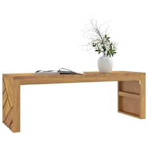 Konferenční stolek 110x35x38 cm masivní teakové dřevo - obrázek 1