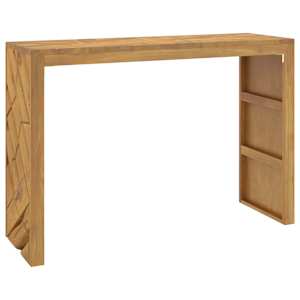 Konzolový stolek 110 x 35 x 75 cm masivní teakové dřevo - obrázek 7