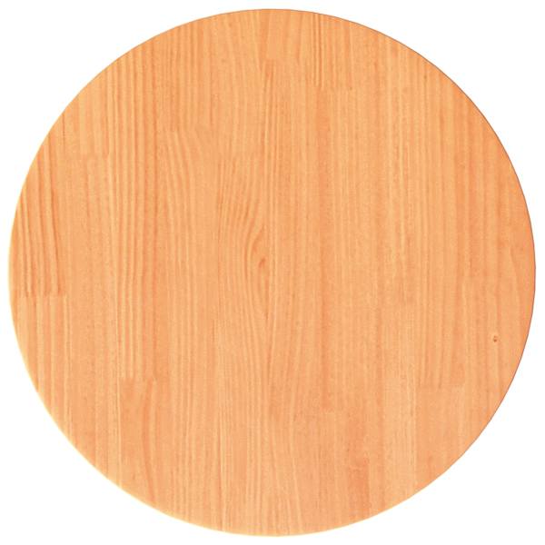 vidaXL &uuml;mmargune lauaplaat, vahapruun, &Oslash;40 x 2,5 cm, m&auml;nnipuit
