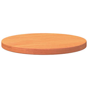 Stolní deska kulatá voskově hnědá Ø40 x 2,5 cm masivní borovice - obrázek 4