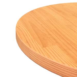 Stolní deska kulatá voskově hnědá Ø70 x 2,5 cm masivní borovice - obrázek 6