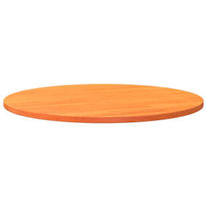Stolní deska kulatá voskově hnědá Ø90 x 2,5 cm masivní borovice - obrázek 4