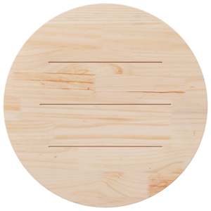 Stolní deska kulatá voskově hnědá Ø90 x 2,5 cm masivní borovice - obrázek 5