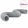 vidaXL v&auml;ljalaskekanal, PVC, 6 m, &Oslash;10 cm