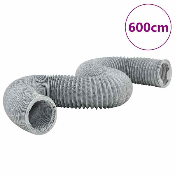 vidaXL v&auml;ljalaskekanal, PVC, 6 m, &Oslash;12,5 cm