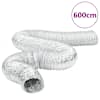 vidaXL ventilatsioonitoru, alumiinium, 6 m &Oslash;10 cm