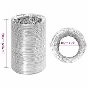 Ventilační potrubí hliník 6 m Ø 10 cm - obrázek 9