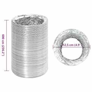 Ventilační potrubí hliník 6 m Ø 12,5 cm - obrázek 9