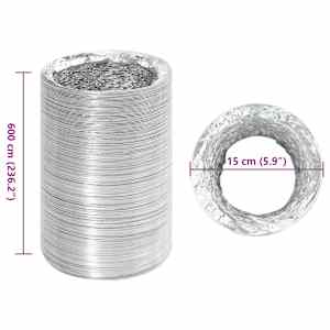 Ventilační potrubí hliník 6 m Ø 15 cm - obrázek 9