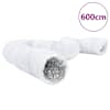 vidaXL ventilatsioonitoru, alumiinium ja PVC, 6 m &Oslash;10 cm