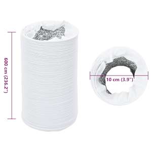 Ventilační potrubí hliník a PVC 6 m Ø 10 cm - obrázek 9