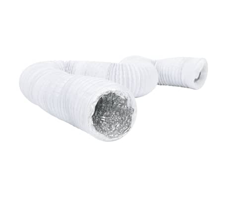 vidaXL Conducto de ventilaci&oacute;n de aluminio y PVC 6 m &Oslash;12,5 cm