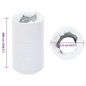 Ventilační potrubí hliník a PVC 6 m Ø 12,5 cm - obrázek 9