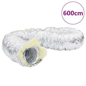 vidaXL isoleeritud ventilatsioonitoru, alumiinium, 6 m &Oslash;12,5 cm