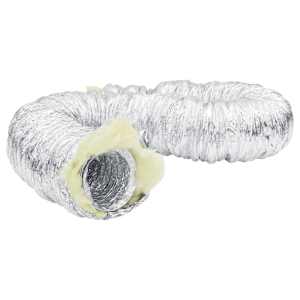 vidaXL Conductă de ventilație izolată, 6 m, &Oslash;12,5 cm, aluminiu