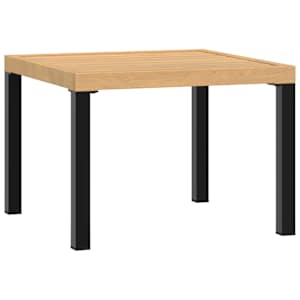 vidaXL aia kohvilaud, must, 55 x 55 x 39,5 cm, pulberv&auml;rvitud teras