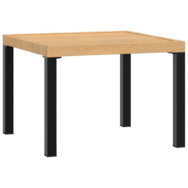 vidaXL aia kohvilaud, must, 55 x 55 x 39,5 cm, pulberv&auml;rvitud teras