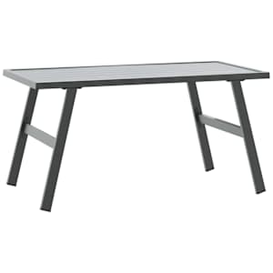vidaXL aia kohvilaud, must, 90 x 45 x 35 cm, pulberv&auml;rvitud teras