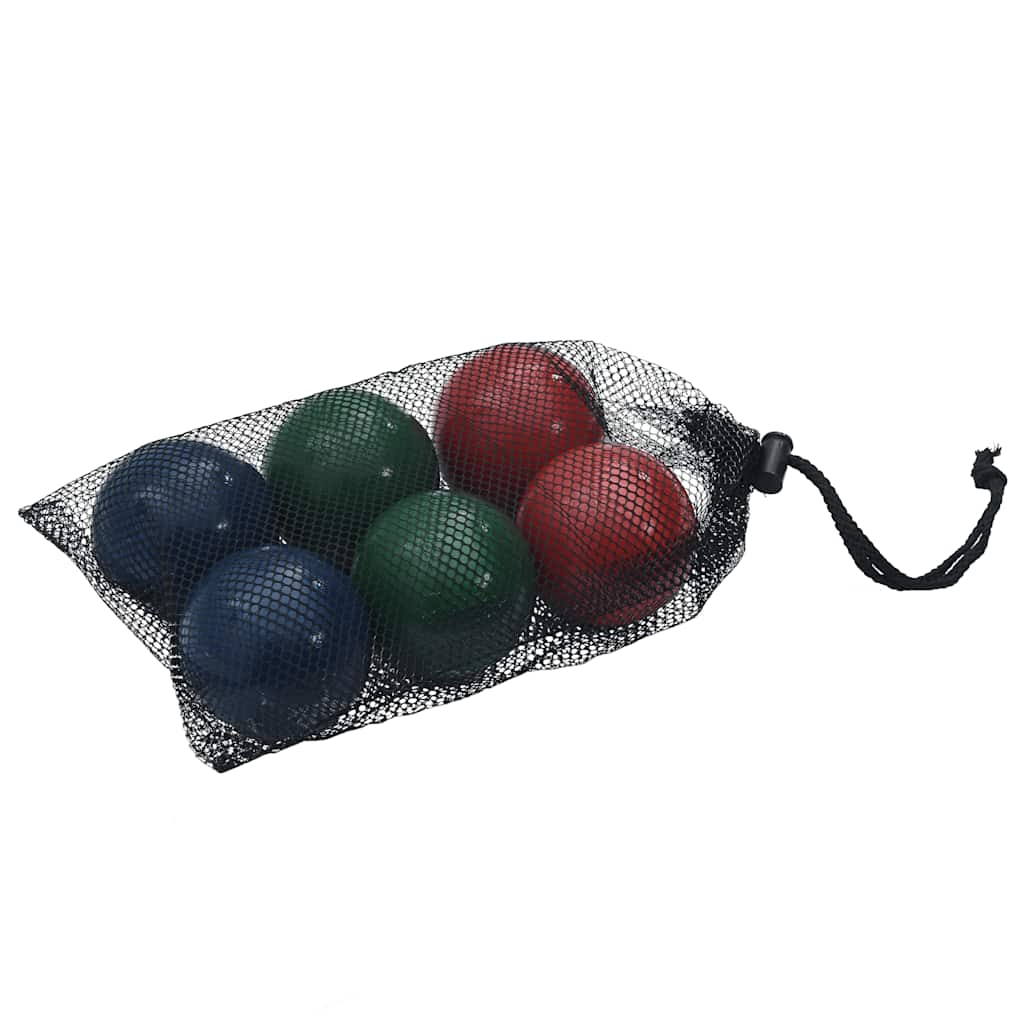 vidaXL 8-tlg. Boccia-Spielset mit Tragetasche Massivholz Kiefer