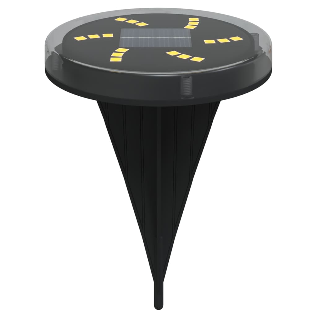 vidaXL Grondlampen 4 st solar met grondpennen warmwit afbeelding