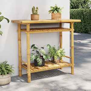 Klubska mizica 90x37x75 cm bambus