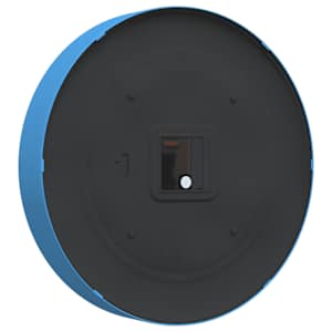 Nástěnné hodiny modré Ø 25,5 cm polystyren a sklo - obrázek 5