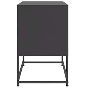 TV skříňka černá 68,5 x 39 x 60,5 cm ocel - obrázek 7