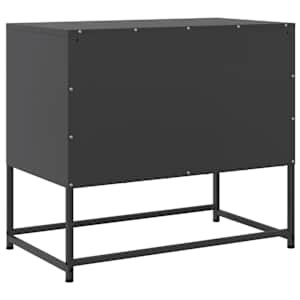 TV skříňka černá 68,5 x 39 x 60,5 cm ocel - obrázek 8