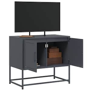 TV skříňka antracitová 68,5 x 39 x 60,5 cm ocel - obrázek 5