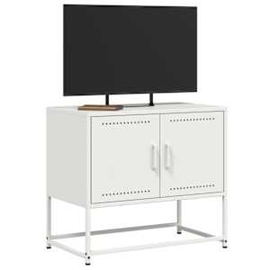 TV skříňka bílá 68,5 x 39 x 60,5 cm ocel - obrázek 4