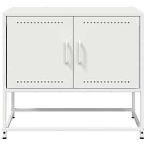 TV skříňka bílá 68,5 x 39 x 60,5 cm ocel - obrázek 6