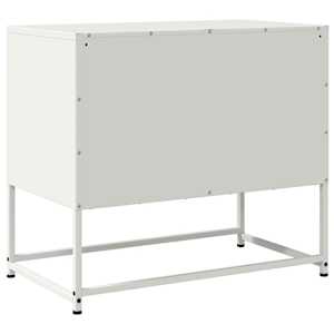 TV skříňka bílá 68,5 x 39 x 60,5 cm ocel - obrázek 8