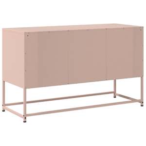 TV skříňka růžová 100,5 x 39 x 60,5 cm ocel - obrázek 8