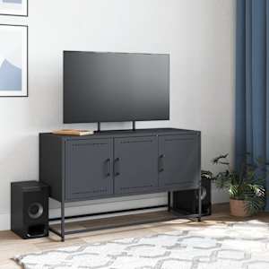 TV skříňka antracitová 100,5 x 39 x 60,5 cm ocel - obrázek 3