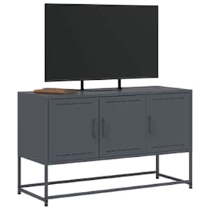 TV skříňka antracitová 100,5 x 39 x 60,5 cm ocel - obrázek 4