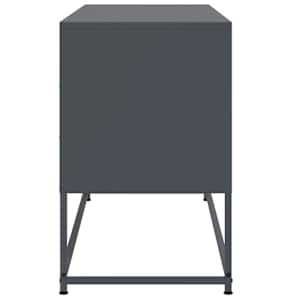 TV skříňka antracitová 100,5 x 39 x 60,5 cm ocel - obrázek 7