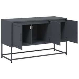 TV skříňka antracitová 100,5 x 39 x 60,5 cm ocel - obrázek 9