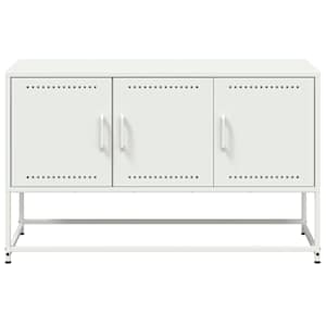 TV skříňka bílá 100,5 x 39 x 60,5 cm ocel - obrázek 6
