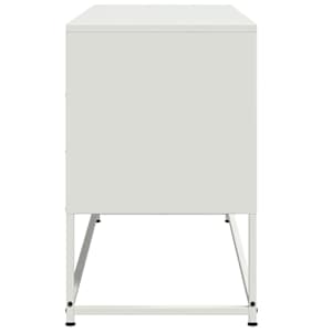 TV skříňka bílá 100,5 x 39 x 60,5 cm ocel - obrázek 7