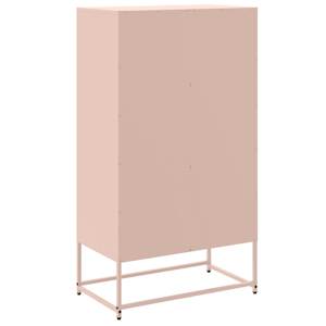 Příborník růžový 68,5 x 38,5 x 123,5 cm ocel - obrázek 8
