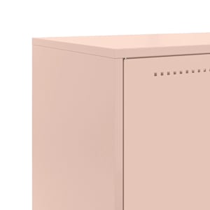 Skříň highboard růžová 68,5 x 38,5 x 123,5 cm ocel - obrázek 10